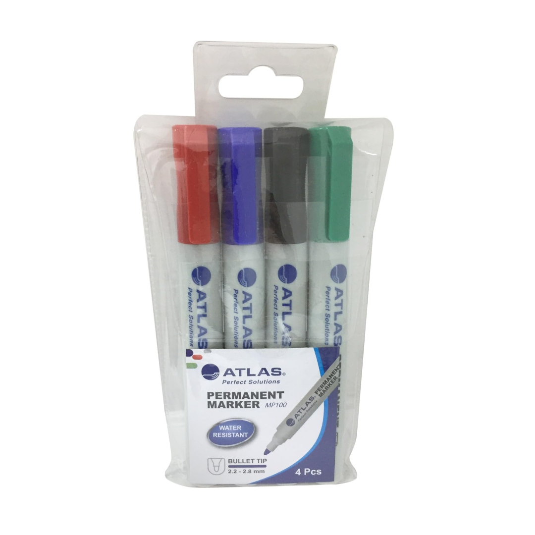 Atlas Permanent Marker Bullet PAC=04EA AS-MP100-04C